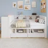 Funktionsbett 120 x 200 cm mit integriertem Schreibtisch, Produktbild-Vorschau 7