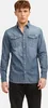 JACK & JONES Chemise unie à manches longues, col Kent, Voir les images du produit 9