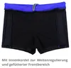 Aquarti Herren Badehose Kurz mit Kontrastpaspel, Farbe: 010 Produktbild-Vorschau 5
