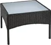 Polyrattan Beistelltisch Loungetisch Rattan Gartentisch Produktbild-Vorschau 1