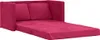 vidaXL Bodensofa mit Schlaffunktion Weinrot 122x204x55 cm Produktbild-Vorschau 1