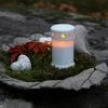 LED Novenkerze 'Serene' - Grabkerze - flackernde gelbe LED - H: 13,5cm - weiß Produktbild-Vorschau