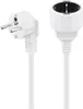 Goobay 93091 Prolunga contatto di terra, 2 m, bianco, 2 m - Anteprima dell’immagine prodotto 1