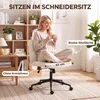 HOMCOM Bürostuhl ohne Armlehnen, Höhenverstellbar Produktbild-Vorschau 4