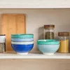Vancasso Steinzeug Schalen Set BONITA Blau 6-teilig, Produktbild-Vorschau 5