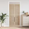 vidaXL Porta armadio 2 pz Naturale 201 x 2,1 x 49,5 cm Anteprima dell’immagine prodotto 3