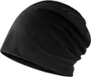INF Dünne Slouchy Beanie Mütze für Frühling/Sommer Schwarz Produktbild-Vorschau 1