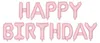 Ghirlanda di palloncini Happy Birthday 340x35cm Lettering Anteprima dell’immagine prodotto 1