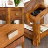 cagü: Design Beistelltisch [SATNA] Sheesham massiv Holz mit Produktbild-Vorschau 4
