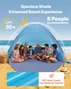 VEVOR Parasol plażowy dla 8 osób, ochrona UPF 50+, Podgląd zdjęcia produktu 2