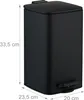 Relaxdays, secchio per cosmetici, 8 L, chiusura automatica, Anteprima dell’immagine prodotto 4