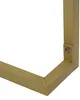 BELIANI Konsola biała matowa 2 szuflady 77 x 115 cm złota Podgląd zdjęcia produktu 8