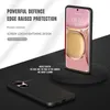 A black phone case is shown with a phone inside it, highlighting its protective features. Produktbild-Vorschau