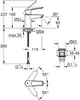 Grohe Eurosmart Mitigeur monocommandé pour lavabo, S-Size, Anteprima dell’immagine prodotto 2
