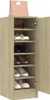 vidaXL Armoire à chaussures Chêne Sonoma 32x35x92 cm Bois Voir les images du produit 4
