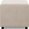 Sitzpouf für das Wohnzimmer 50 x 50 cm, Beige Produktbild-Vorschau 2
