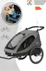 Rimorchio per biciclette Hauck Dryk Duo Anteprima dell’immagine prodotto 13