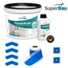 Superbau Dichtset - Flüssigfolie 12 kg, Tiefengrund 1L, Produktbild-Vorschau 1