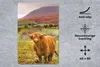 MuchoWow® Mauspad Mousepad Schottischer Highlander - Berg - Produktbild-Vorschau 2