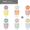 Pastello Set de 6 tasses à moka pastel 150ml faïence 6Pers Voir les images du produit 4