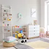 Relaxdays Aufbewahrungskorb für Kinder, Baumwollkorb Panda, Produktbild-Vorschau 5