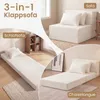 Divano letto COSTWAY, poltrona trasformabile 3 in 1 con 2 Anteprima dell’immagine prodotto 4