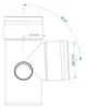 POLOPLAST Eckdoppelabzweig, DN110/50/110, POLO-KAL XS, Produktbild-Vorschau 2