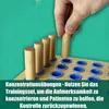 Ergotherapie Steckbrett Holz, Finger Trainingsbrett mit 20 Produktbild-Vorschau 5