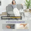 HOMCOM, sofa dwuosobowe, mała kanapa o szerokości 127 cm, z Podgląd zdjęcia produktu 4