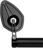 motogadget mo.view sport 60 flip Lenkerendenspiegel Produktbild-Vorschau 17
