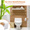 ECENCE Toilettenpapierhalter Holz Bambus Wandmontage ohne Produktbild-Vorschau 3