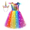 Regenbogen-Einhorn-Tüllkleid für Mädchen, Produktbild-Vorschau 1