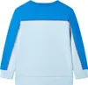 vidaXL Kinder-Sweatshirt Knallblau und Hellblau 128 Produktbild-Vorschau 1
