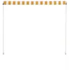 vidaXL Wysuwana markiza 150×150 cm żółto-biała Podgląd zdjęcia produktu 5