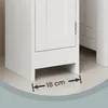VASAGLE Kúpeľňová skrinka malá, kúpeľňová skrinka úzka, Náhľad obrázku produktu 5
