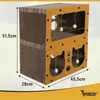 Purlov 27017 Kratzbaum für Katzen, zweistöckiges Produktbild-Vorschau 8