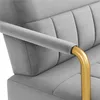 Yaheetech Samtiger Sessel Polstersessel mit Lendenkissen, Produktbild-Vorschau 5