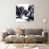 Bilder auf glas - Vogel Natur Feder - 70x70cm - Glasbilder Produktbild-Vorschau 7
