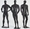 Manichino M23-8 nero uomo in piedi nero laccato opaco naso Anteprima dell’immagine prodotto 4