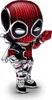 PANDORA X MARVEL Charm Deadpool Silber 793360C01 Produktbild-Vorschau 1