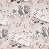 SCHÖNER LEBEN. Tischdecke Skifahrer Winterlandschaft natur Produktbild-Vorschau 3