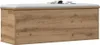 vidaXL Aufbewahrungsbox Artisan-Eiche 102 x 35 x 35 cm Produktbild-Vorschau 3