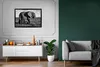 MuchoWow® Gerahmtes Poster Mutter und Baby Elefant durch Produktbild-Vorschau 6