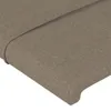 vidaXL LED Kopfteil Taupe 103x16x118/128 cm Stoff Produktbild-Vorschau 5