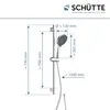 CAPRI Stangenbrause-Set, Chrom Produktbild-Vorschau 10