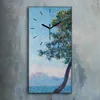 Dekor Leinwand Uhr Wandbilder Geräuschlos 30x60 Claude Produktbild-Vorschau 2