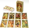 Eine Schachtel goldener Jugendstil-Tarotkarten Produktbild-Vorschau 4