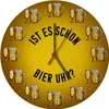 Ist es schon Bier Uhr? Wanduhr aus MDF Produktbild-Vorschau 1