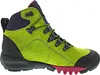 A side view of a single hiking boot. Produktbild-Vorschau