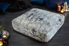 Bodenkissen ABSTRACT 70cm Flachgewebe blau beige Produktbild-Vorschau 2